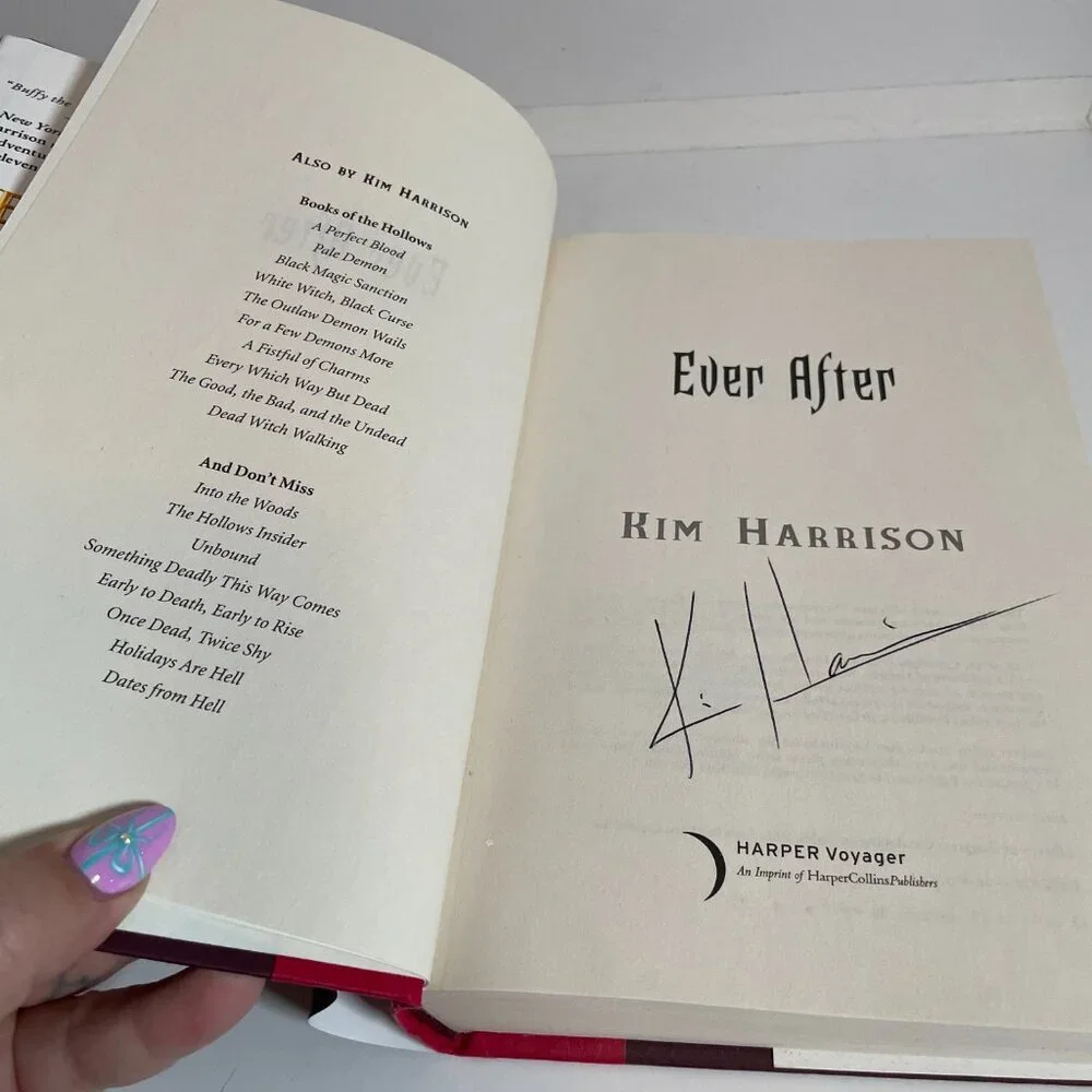 Ever After by Kim Harrison 2012 Hardcover Signed First Edition The Hollows